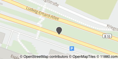 Auf Stadtplan Karlsruhe, Baden anzeigen