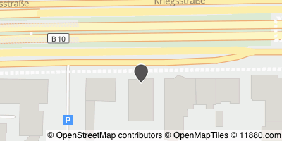 Auf Stadtplan Karlsruhe, Baden anzeigen