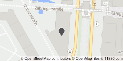 Auf Stadtplan Karlsruhe, Baden anzeigen