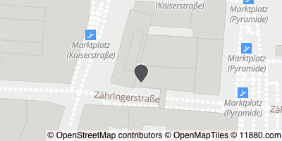 Auf Stadtplan Karlsruhe, Baden anzeigen