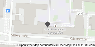 Auf Stadtplan Karlsruhe, Baden anzeigen