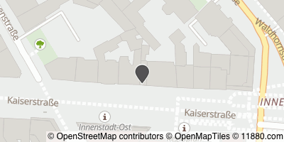 Auf Stadtplan Karlsruhe, Baden anzeigen