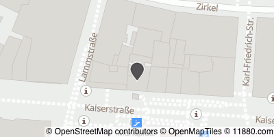 Auf Stadtplan Karlsruhe, Baden anzeigen