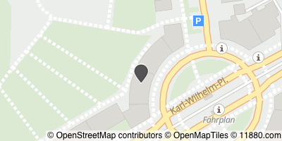 Auf Stadtplan Karlsruhe, Baden anzeigen