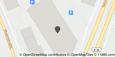 Auf Stadtplan Karlsruhe, Baden anzeigen