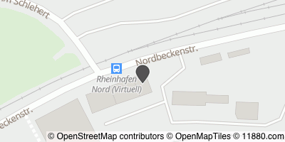 Auf Stadtplan Karlsruhe, Baden anzeigen