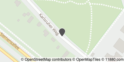 Auf Stadtplan Karlsruhe, Baden anzeigen