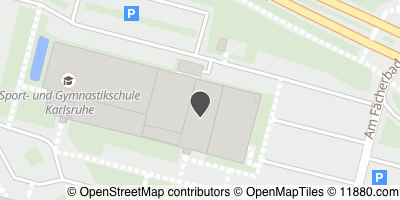 Auf Stadtplan Karlsruhe, Baden anzeigen