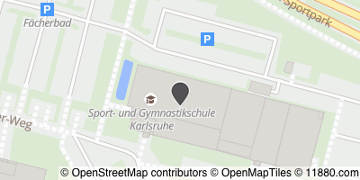 Auf Stadtplan Karlsruhe, Baden anzeigen