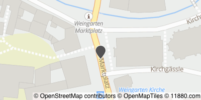 Auf Stadtplan Weingarten, Baden anzeigen