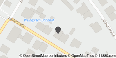 Auf Stadtplan Weingarten, Baden anzeigen