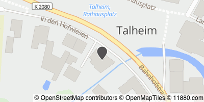 Auf Stadtplan Talheim, Neckar anzeigen