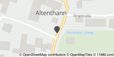 Auf Stadtplan Jagdschloß Thiergarten, Gemeinde Altenthann anzeigen
