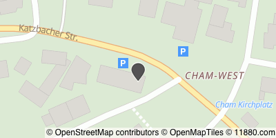 Auf Stadtplan Cham, Oberpfalz anzeigen