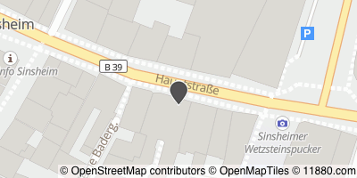 Auf Stadtplan Sinsheim, Elsenz anzeigen