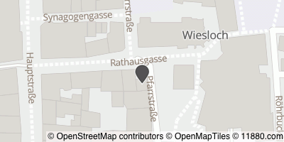 Auf Stadtplan Wiesloch anzeigen