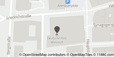 Auf Stadtplan Wiesloch anzeigen