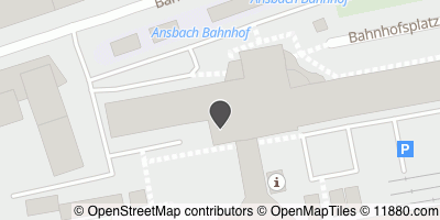 Auf Stadtplan Ansbach, Mittelfranken anzeigen