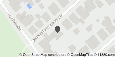 Auf Stadtplan Sandhausen, Baden anzeigen