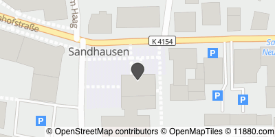 Auf Stadtplan Sandhausen, Baden anzeigen