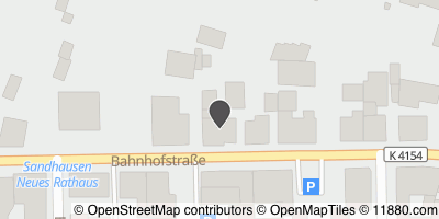 Auf Stadtplan Sandhausen, Baden anzeigen