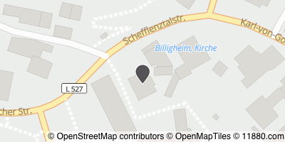 Auf Stadtplan Billigheim, Baden anzeigen