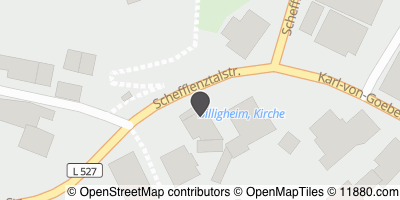 Auf Stadtplan Billigheim, Baden anzeigen