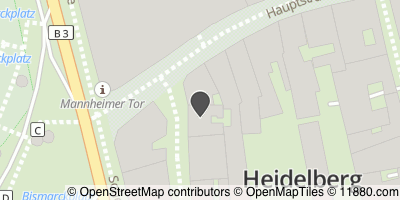 Auf Stadtplan Heidelberg, Neckar anzeigen