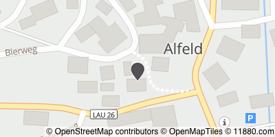 Auf Stadtplan Alfeld, Mittelfranken anzeigen