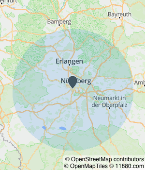 Kartendarstellung des Servicegebiets von PROTECT-SB