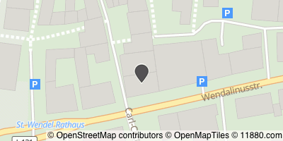 Auf Stadtplan Sankt Wendel, Saar anzeigen
