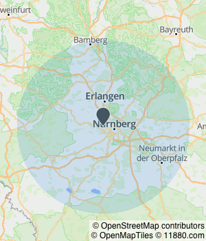 Kartendarstellung des Servicegebiets von Dienstleistungen Shima