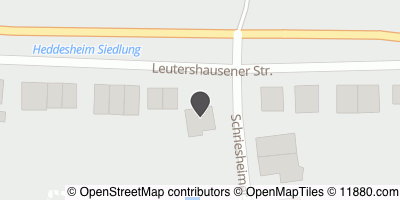 Auf Stadtplan Heddesheim, Baden anzeigen