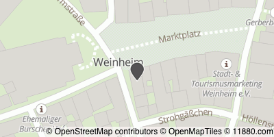 Auf Stadtplan Weinheim an der Bergstraße anzeigen