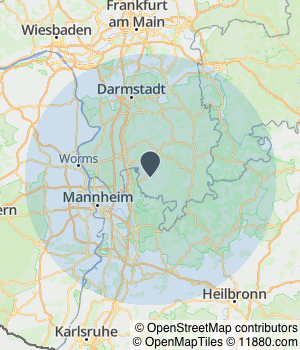 Kartendarstellung des Servicegebiets von Hausmeister Service Pietro Ridolfo