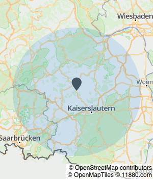 Kartendarstellung des Servicegebiets von Firma Cardoso