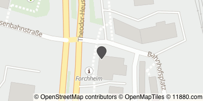 Auf Stadtplan Forchheim, Oberfranken anzeigen