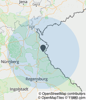 Kartendarstellung des Servicegebiets von Aufzug- und Elektrotechnik Niekrawietz