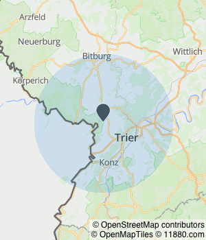 Servicegebiet von Jan Labanc Heizung/Sanitär/Klima Kartendarstellung des Servicegebiets von Jan Labanc Heizung/Sanitär/Klima