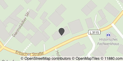 Auf Stadtplan Roßdorf bei Darmstadt anzeigen