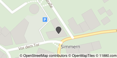 Auf Stadtplan Simmern, Hunsrück anzeigen