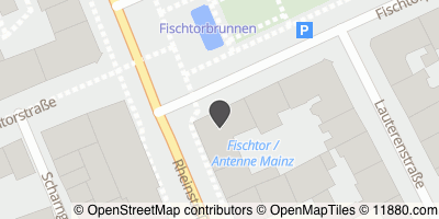 Auf Stadtplan Mainz am Rhein anzeigen