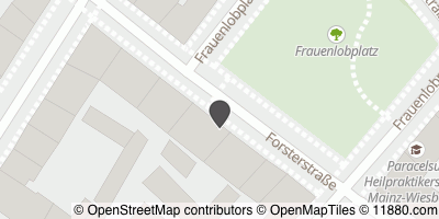 Auf Stadtplan Mainz am Rhein anzeigen