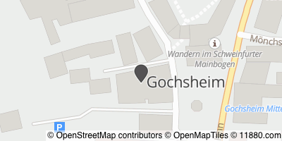 Auf Stadtplan Gochsheim, Unterfranken anzeigen