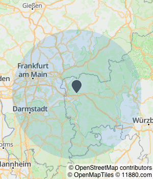 Servicegebiet von Malerei Schulz Kartendarstellung des Servicegebiets von Malerei Schulz