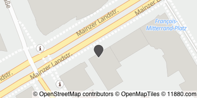 Auf Stadtplan Frankfurt am Main anzeigen