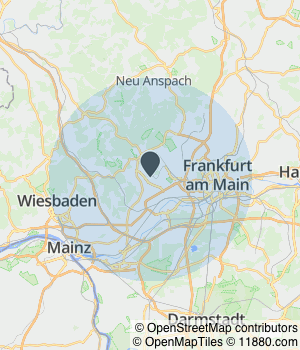 Servicegebiet von Armin Knipfer Rechtsanwalt und Notar a.D. Kartendarstellung des Servicegebiets von Armin Knipfer Rechtsanwalt und Notar a.D.