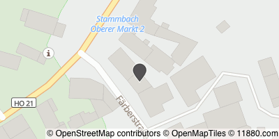 Auf Stadtplan Stammbach anzeigen