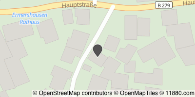 Auf Stadtplan Ermershausen, Unterfranken anzeigen