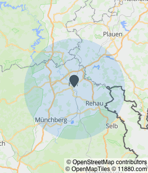 Kartendarstellung des Servicegebiets von home-electronics.de